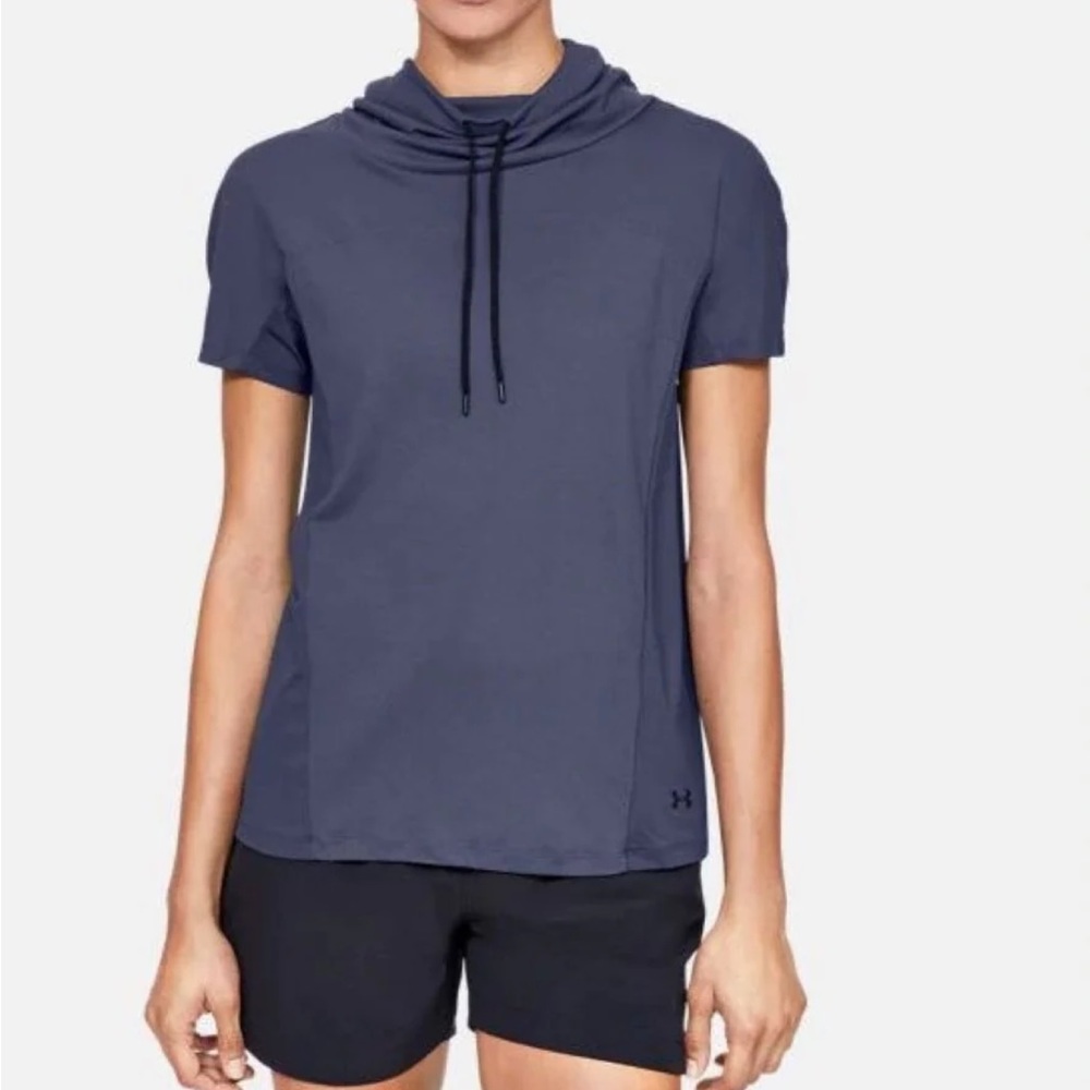 Under Armour Iso-Chill Cowl Neck Short Sleeve Top Size Small!
